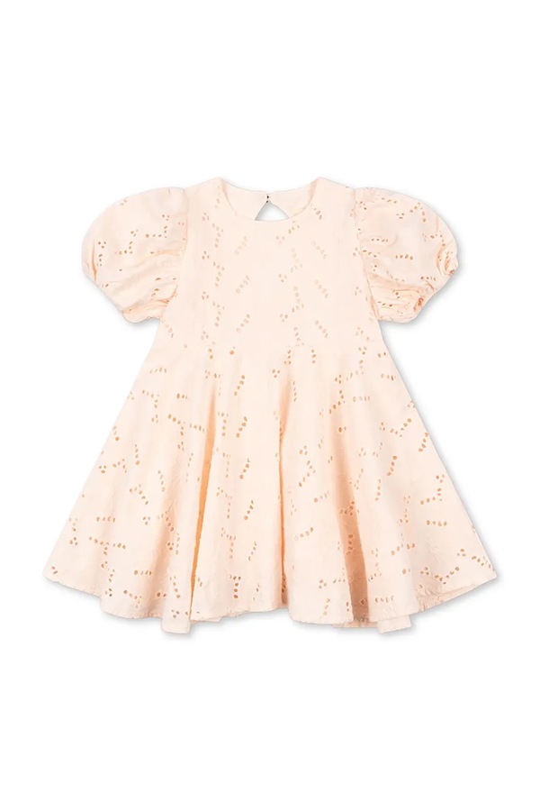 Сукня бавовняна Konges Sløjd GLAISE DRESS GOTS колір рожевий