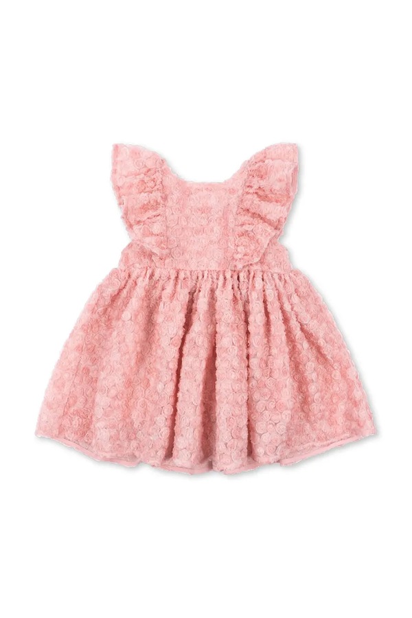 Платье Konges Sløjd ALLY FLOWER DRESS цвет розовый