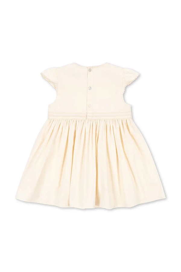 Платье хлопковая Konges Sløjd AALIYAH DRESS GOTS цвет бежевый
