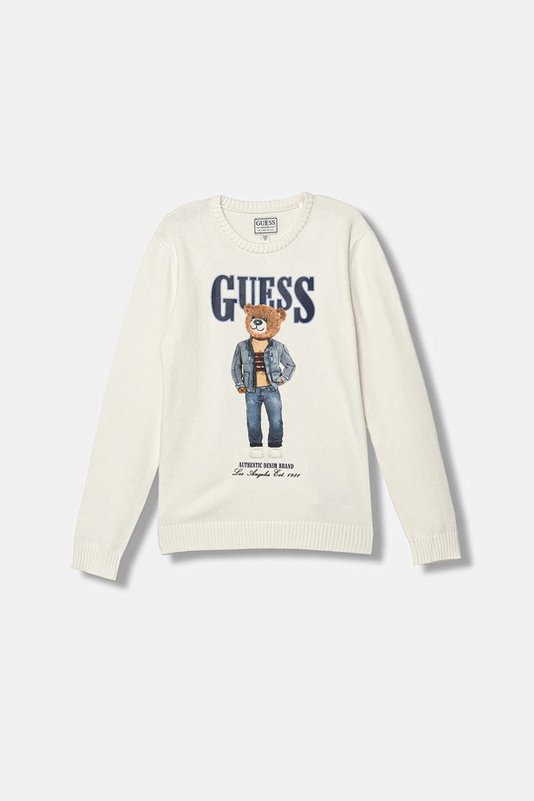 Детский свитер Guess цвет белый