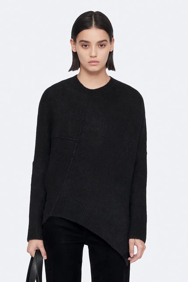 Свитер женский с шерстью AllSaints цвет черный