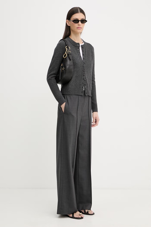 Кардиган жіночий з додаванням вовни rag & bone Wallace колір сірий