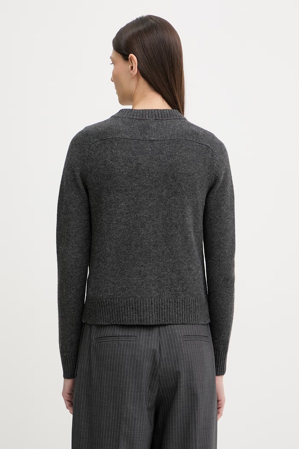 Кардиган жіночий з додаванням вовни rag & bone Wallace колір сірий фото 2