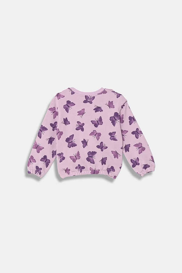 Кофта детская хлопковая United Colors of Benetton цвет фиолетовый