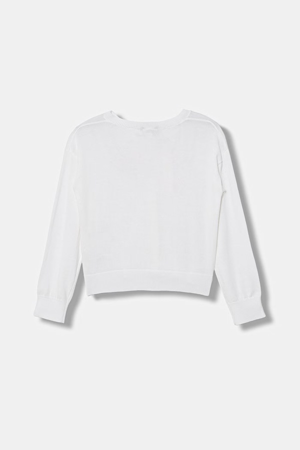 Кардиган детский с хлопком United Colors of Benetton цвет белый