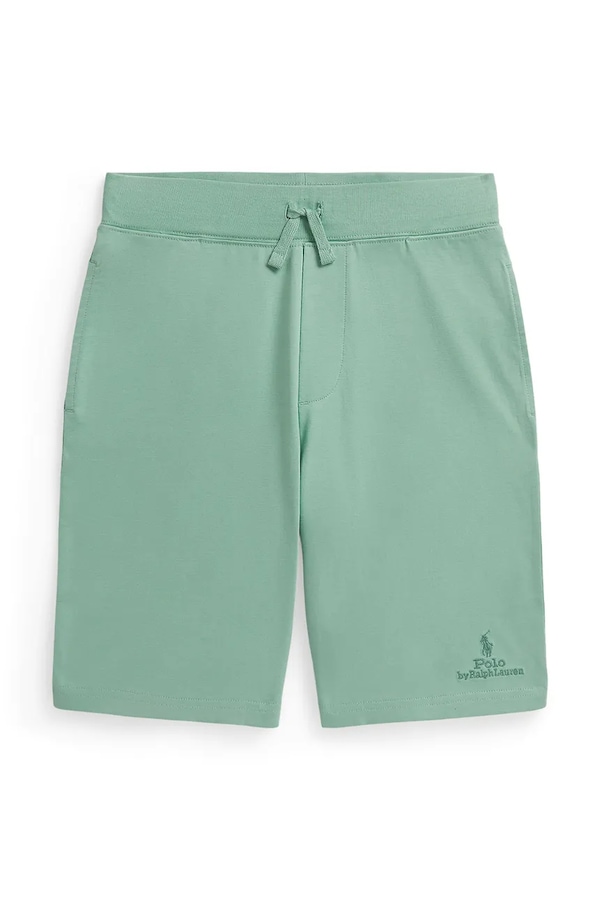 Детские хлопковые шорты Polo Ralph Lauren цвет бирюзовый фото 2