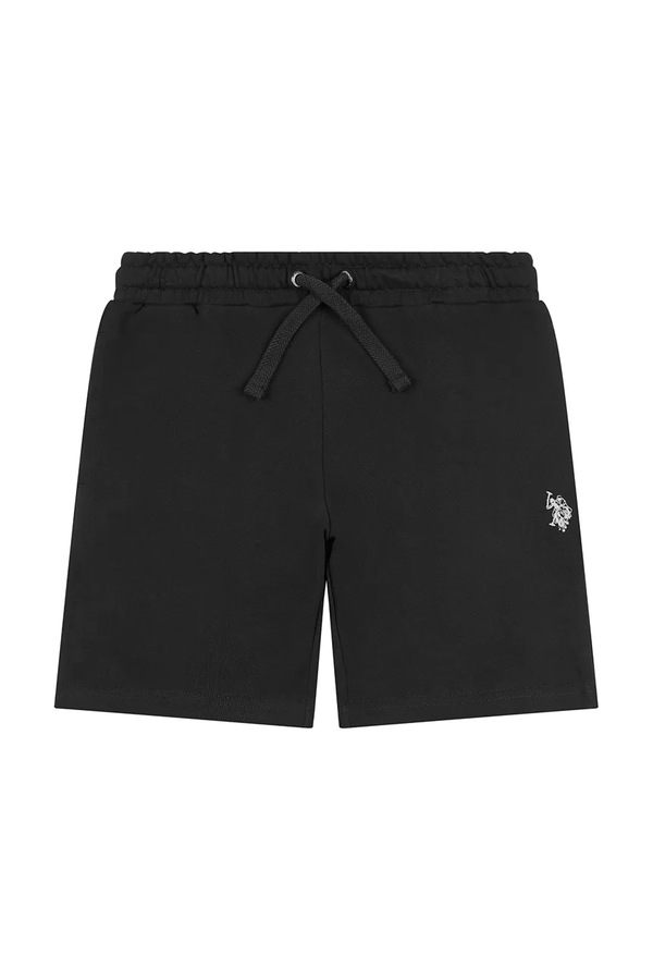 Шорты детские хлопковые U.S. Polo Assn. цвет черный