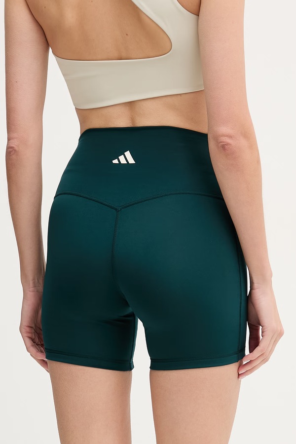 Шорты для тренировок adidas Performance цвет зеленый фото 2