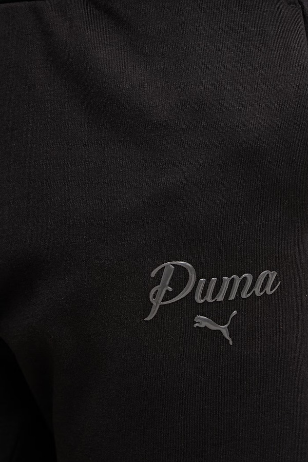 Шорти Puma Essential Script колір чорний фото 4