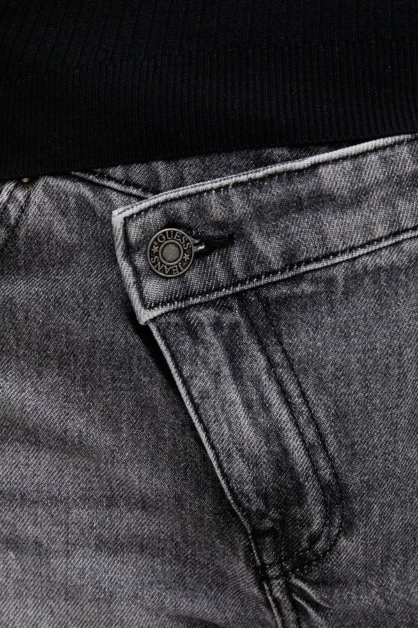 Шорти жіночі джинсові Guess Jeans колір сірий фото 4