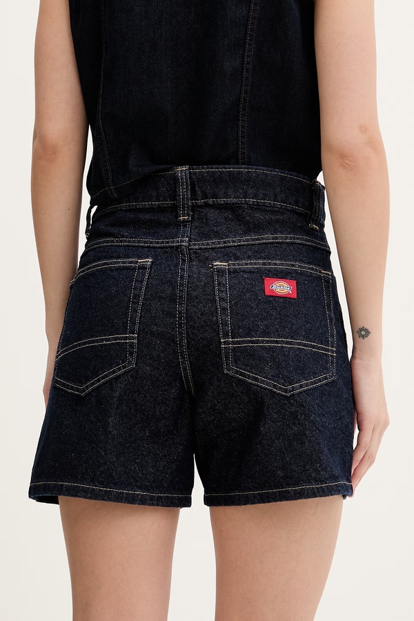Шорти жіночі джинсові Dickies колір темно-синій фото 2