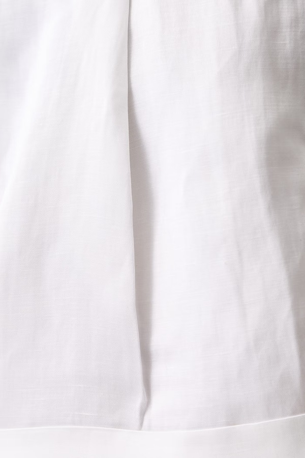 Елегантні шорти жіночі з додаванням льону Le Privé PERRINE SHORTS BLANC колір білий фото 4