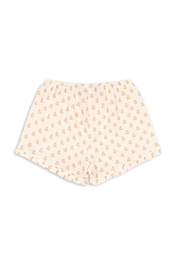 Дитячі бавовняні шорти Konges Sløjd COCO SHORTS GOTS колір бежевий
