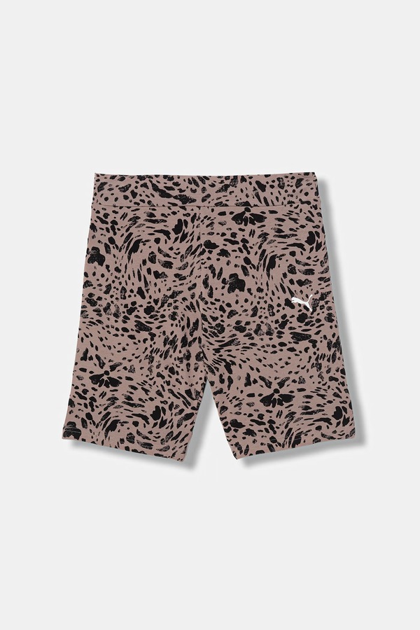 Дитячі шорти Puma ESS GRAPHIC Animal колір бежевий