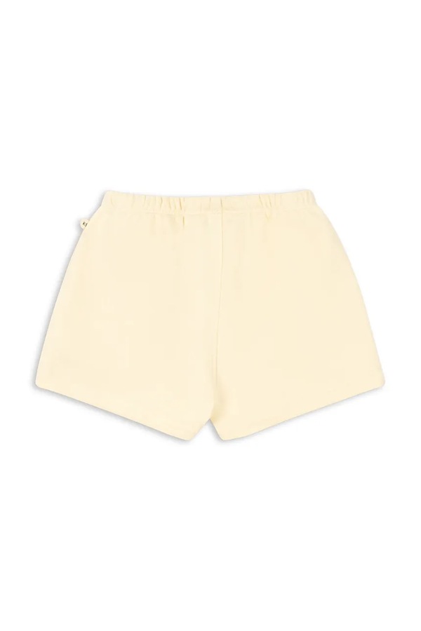 Трикотажные шорты детские с хлопком Konges Sløjd LOU SWEAT SHORTS OCS цвет бежевый фото 2