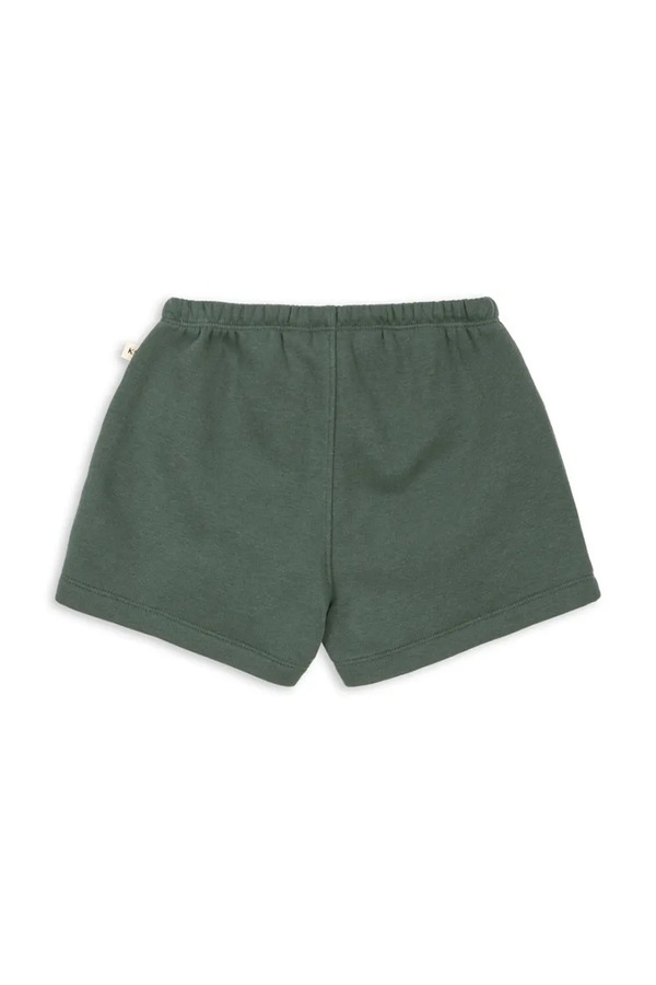 Трикотажные шорты детские с хлопком Konges Sløjd LOU SWEAT SHORTS OCS цвет зеленый