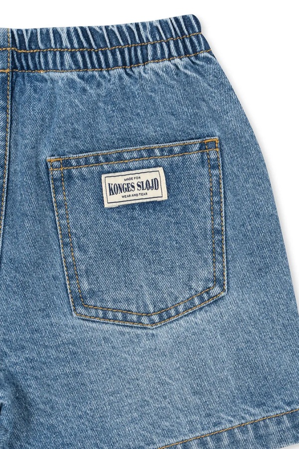 Шорты детские джинсовые Konges Sløjd MAGOT DENIM SHORTS GOTS цвет темно-синий фото 2