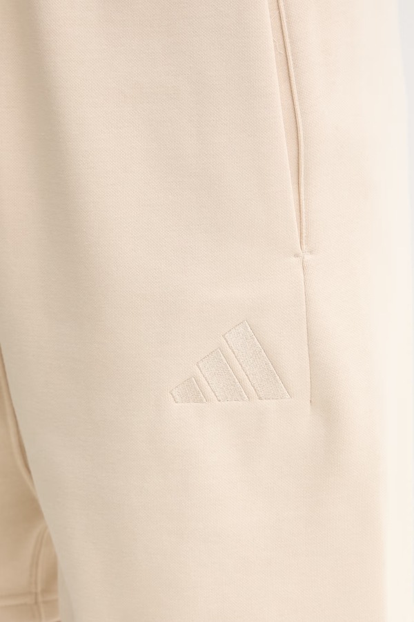 Шорти adidas колір бежевий фото 4