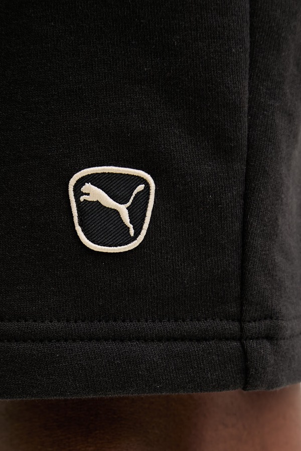 Бавовняні шорти Puma Essential Elevated колір чорний фото 4