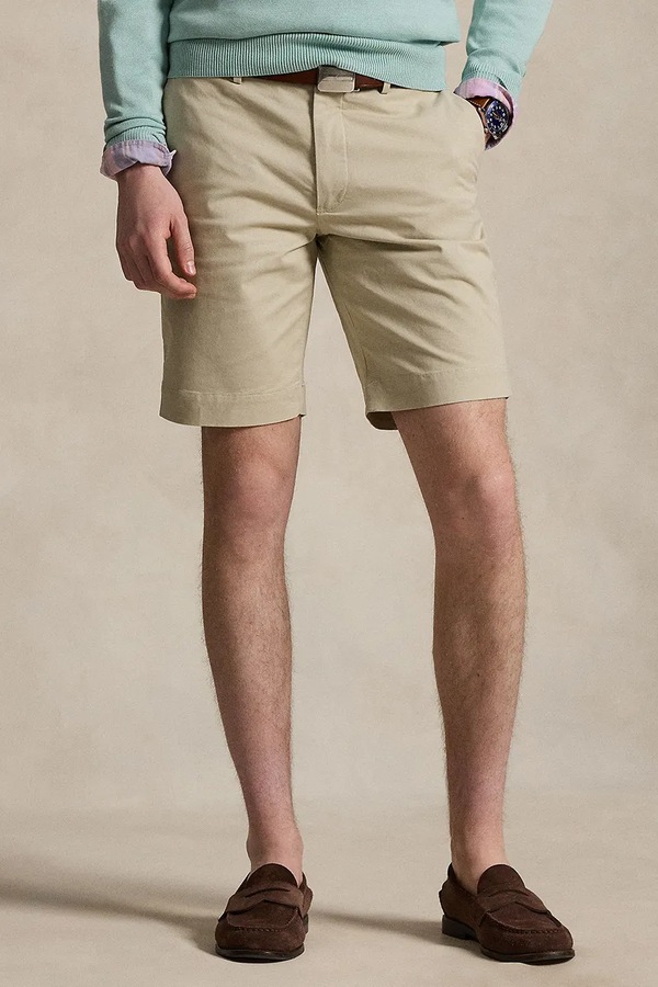 Шорти chino чоловічі бавовняні Polo Ralph Lauren колір бежевий