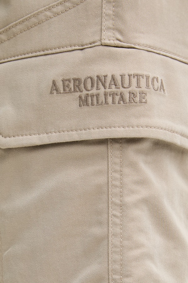 Шорти карго чоловічі Aeronautica Militare колір бежевий фото 4