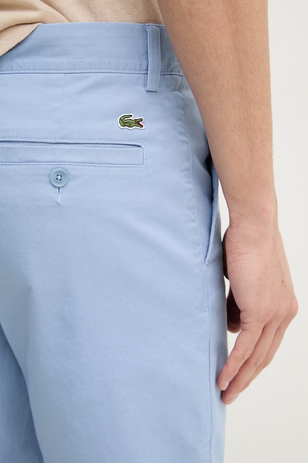 Шорти чоловічі Lacoste колір блакитний фото 4