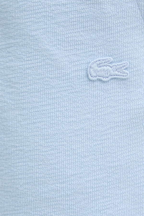 Трикотажні шорти чоловічі бавовняні Lacoste колір блакитний фото 4