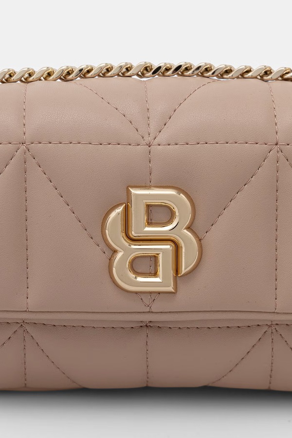 Сумка крос-боді жіноча зі штучної шкіри BOSS B_ICON S Sh. Bag QN колір бежевий фото 4