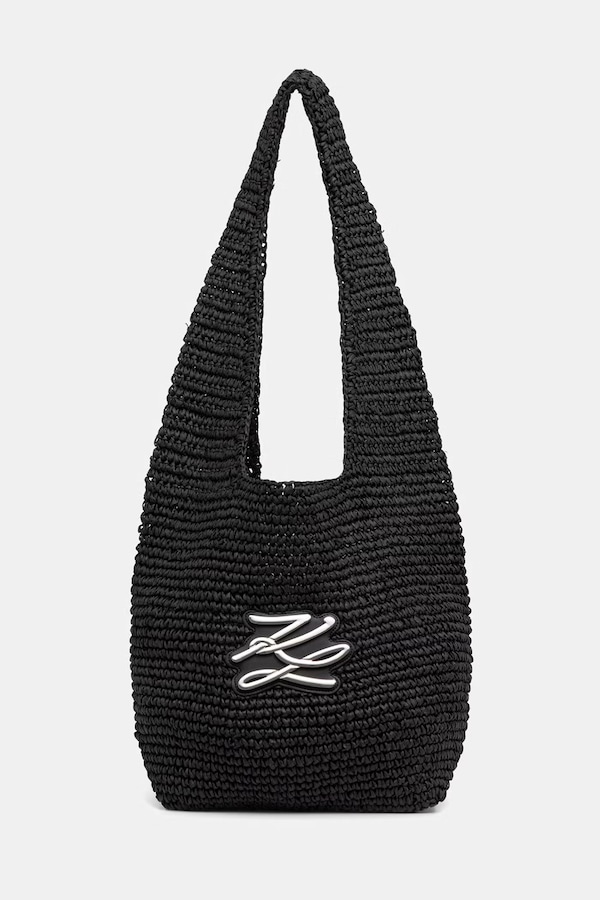 Сумочка hobo жіноча Karl Lagerfeld K/AUTOGRAPH колір чорний