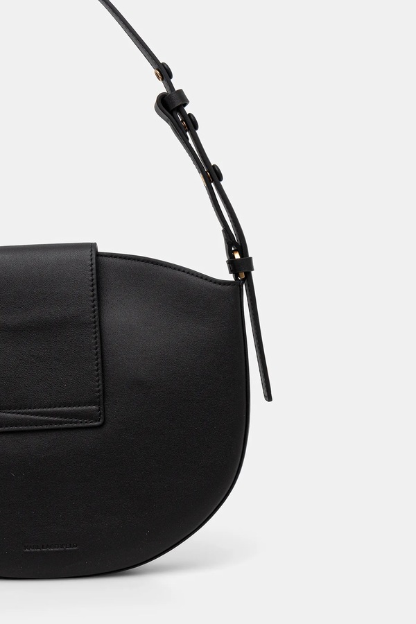 Кожаная сумочка Karl Lagerfeld K/SIGNATURE цвет черный фото 2
