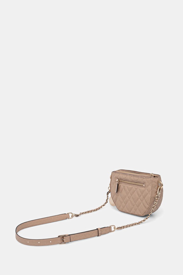 Сумочка Guess ISEMAY колір бежевий фото 3