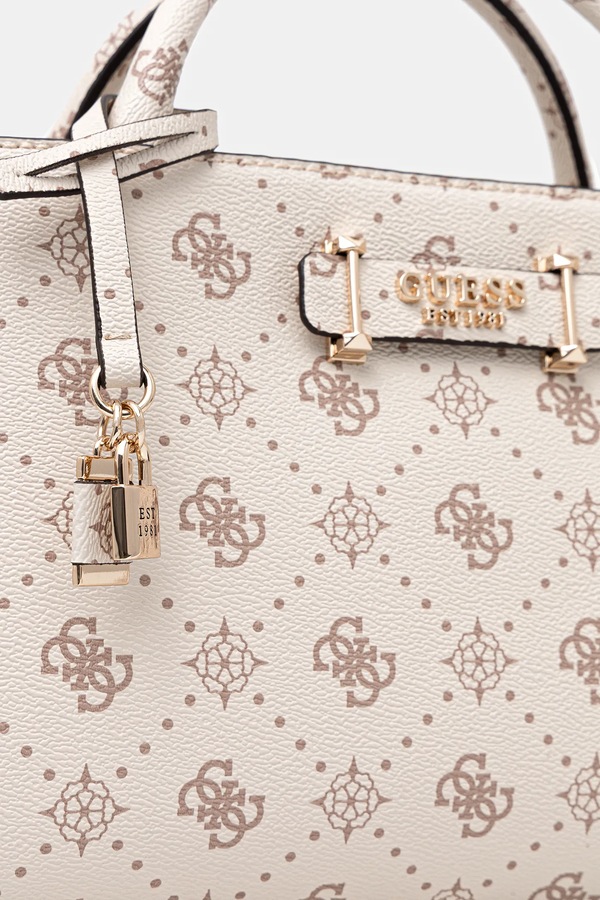Сумочка Guess CARRIE колір бежевий фото 4