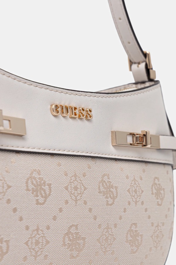 Сумочка Guess MELINDA колір бежевий фото 4