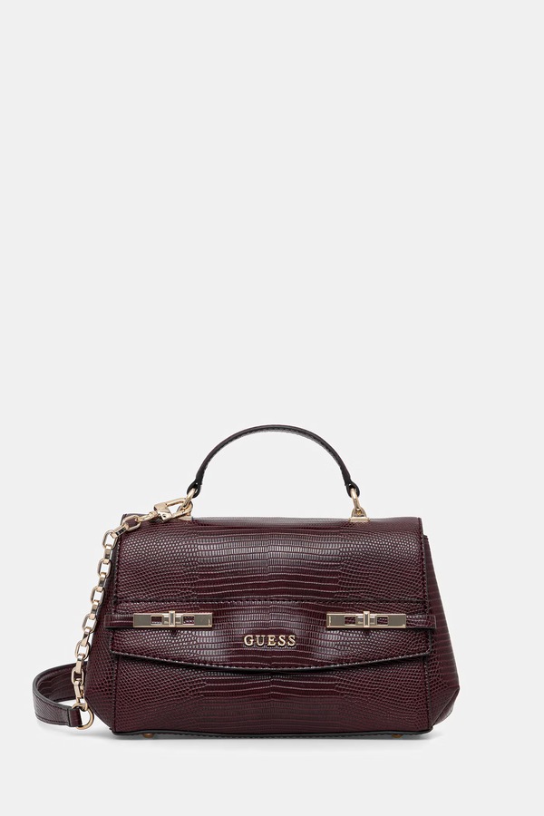 Сумочка Guess MELINDA колір бордовий