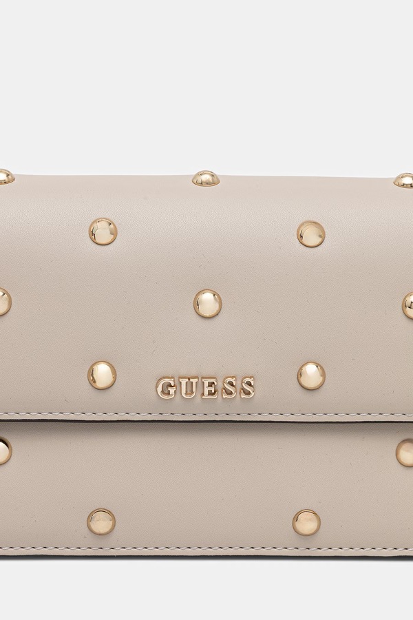 Сумочка Guess SANDY колір бежевий фото 4