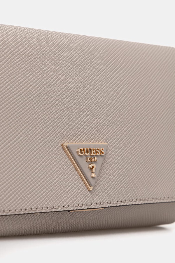 Сумочка Guess NOELLE колір бежевий фото 4
