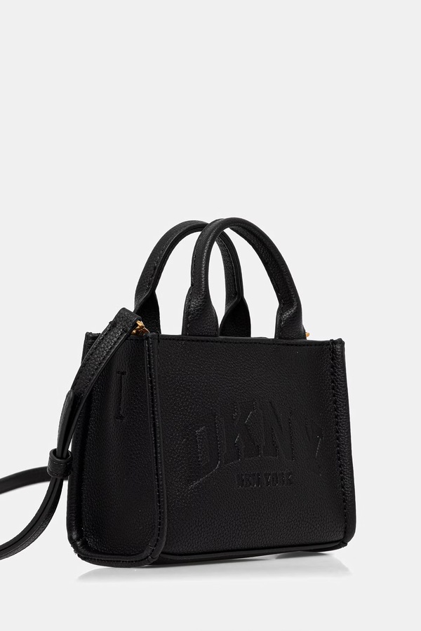 Сумочка жіноча зі штучної шкіри DKNY колір чорний фото 2