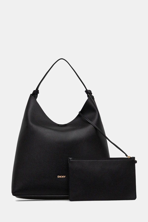 Сумка-шопер женская из искусственной кожи DKNY цвет черный