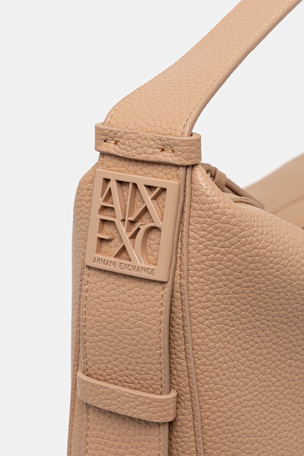 Сумочка Armani Exchange колір бежевий фото 2