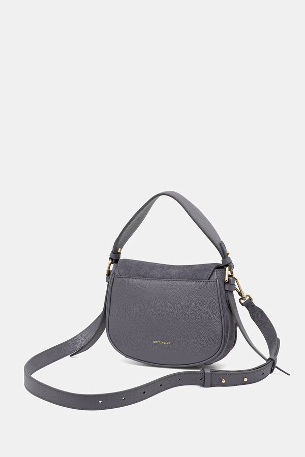 Сумка крос-боді жіноча замшева Coccinelle MAVERY SUEDE колір сірий фото 2