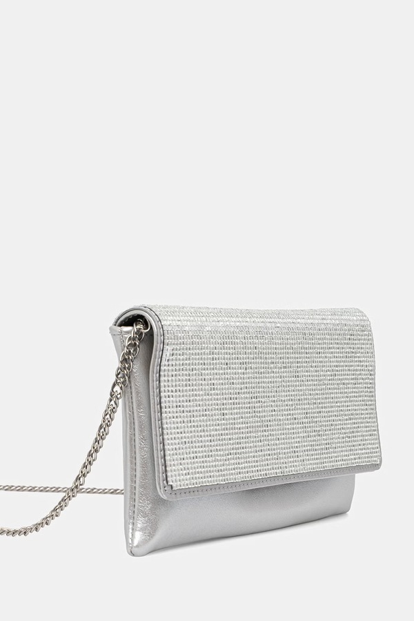Сумка крос-боді жіноча Steve Madden Bglimers колір срібний