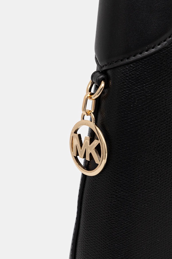 Шкіряна сумочка MICHAEL Michael Kors колір чорний фото 4