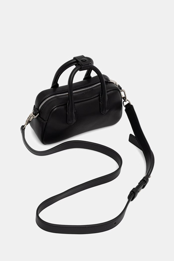 Шкіряна сумочка Emporio Armani колір чорний фото 2