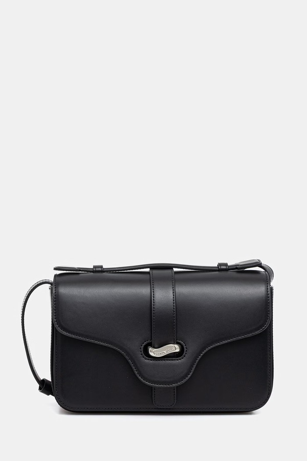 Сумка кросс-боди женская кожаная Emporio Armani цвет черный