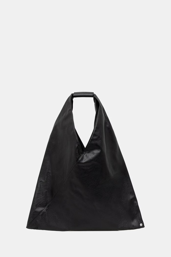 Сумка-тоут жіноча зі штучної шкіри MM6 Maison Margiela колір чорний
