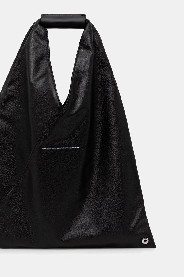 Сумка-тоут жіноча зі штучної шкіри MM6 Maison Margiela колір чорний фото 2