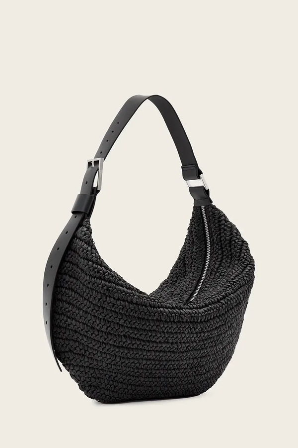 Сумочка hobo женская AllSaints LUNA цвет черный фото 2