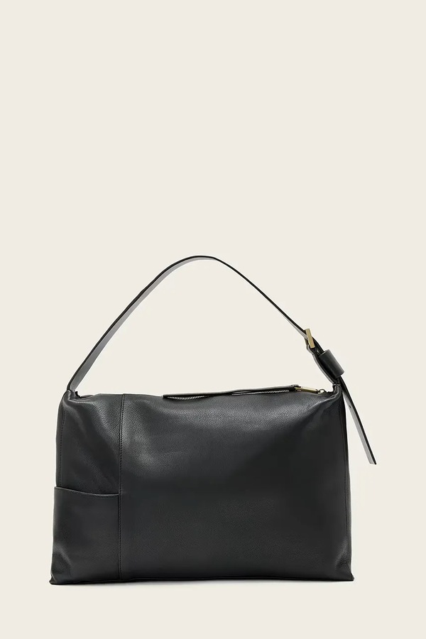 Сумочка жіноча шкіряна AllSaints ALBA колір чорний