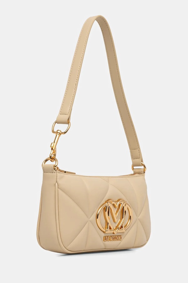 Сумочка Love Moschino колір бежевий
