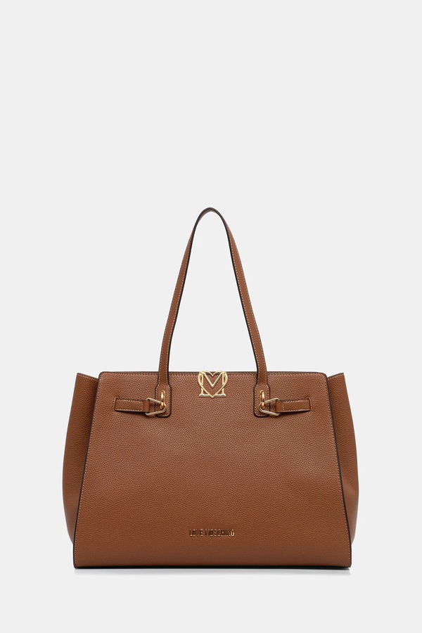 Сумочка Love Moschino колір коричневий
